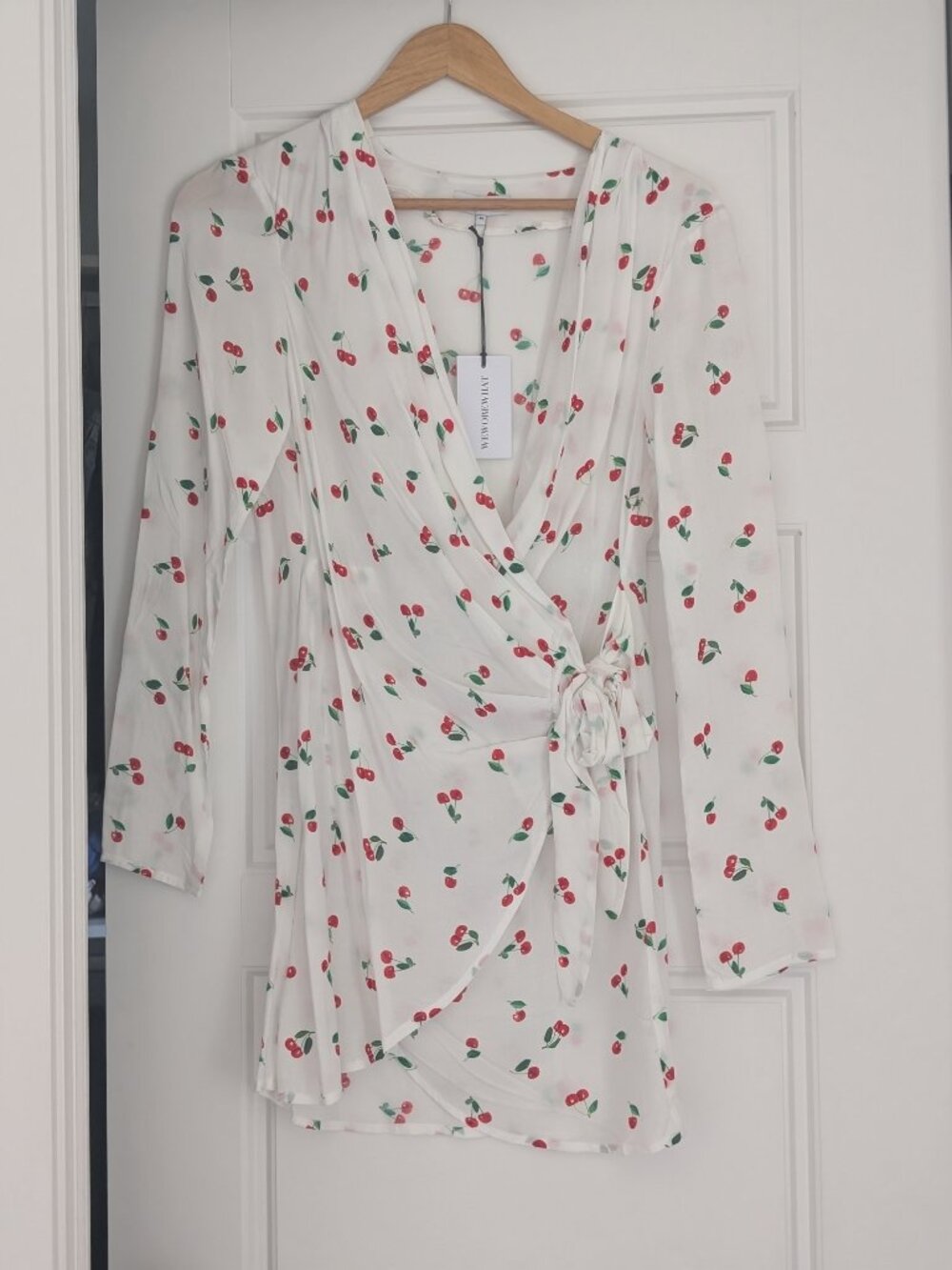 NWT WeWoreWhat Cherry Coverup - Size XS